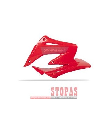 POLISPORT HONDA RADIATOR COVERS RED