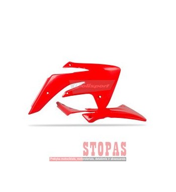 POLISPORT HONDA RADIATOR COVERS RED