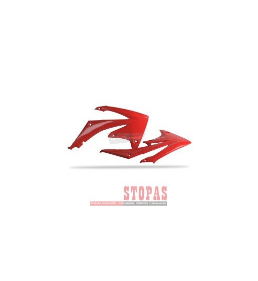 POLISPORT HONDA RADIATOR COVERS RED