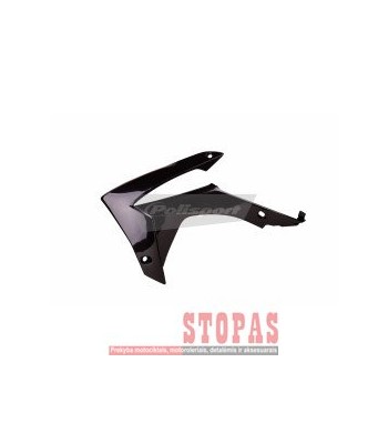 POLISPORT Honda RADIATOR COVERS BLACK