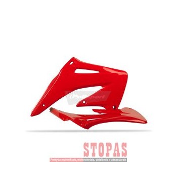 POLISPORT Honda RADIATOR COVERS RED