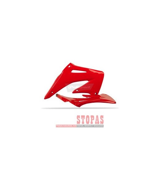 POLISPORT Honda RADIATOR COVERS RED