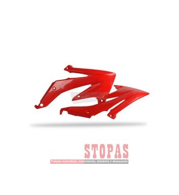 POLISPORT Honda RADIATOR COVERS RED