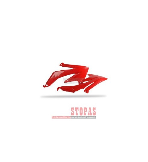 POLISPORT Honda RADIATOR COVERS RED