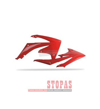POLISPORT Honda RADIATOR COVERS RED
