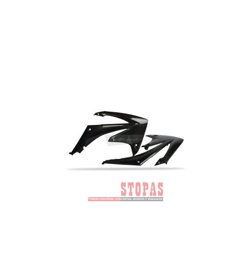 POLISPORT Honda RADIATOR COVERS BLACK