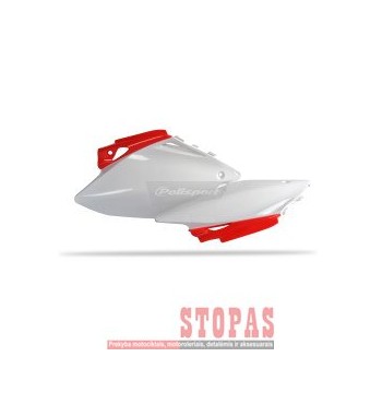 POLISPORT Honda  SIDE PANELS RED/WHITE