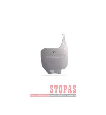 POLISPORT Honda NUMBER PLATE WHITE