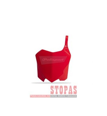 POLISPORT Honda NUMBER PLATE RED