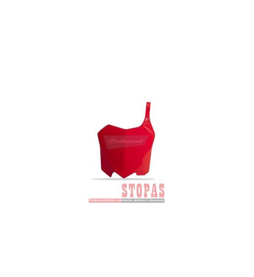 POLISPORT Honda NUMBER PLATE RED