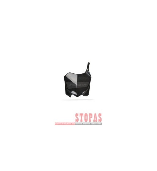 POLISPORT Honda NUMBER PLATE BLACK