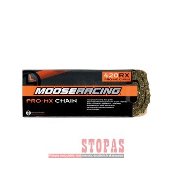 MOOSE RACING HARD-PARTS CHAIN 420-RXP / 110 LINKS / PRO-MX / GOLD