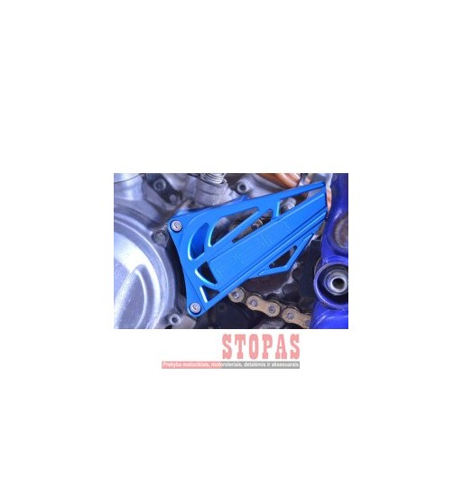 POWERSTANDS RACING CASE SAVER SPROKET COVER ALUMINUM ANODIZED BLUE