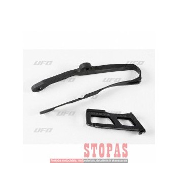 UFO CHAIN GUIDE & SLIDER KIT KAWASAKI KXF250 BLACK