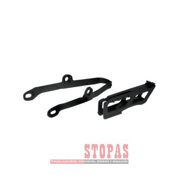 UFO CHAIN GUIDE & SLIDER KIT KAWASAKI KXF250/450 BLACK