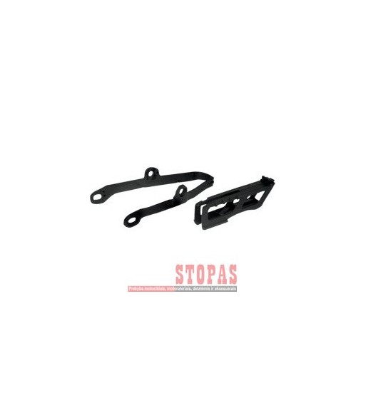 UFO CHAIN GUIDE & SLIDER KIT KAWASAKI KXF250/450 BLACK