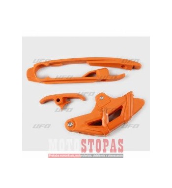 UFO CHAIN GUIDE & SLIDER KIT KTM SX/SX-F ORANGE
