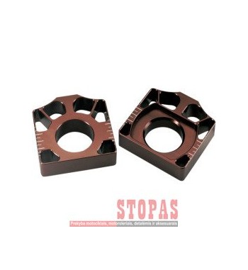 PRO CIRCUIT AXLE BLOCKS RED HONDA 