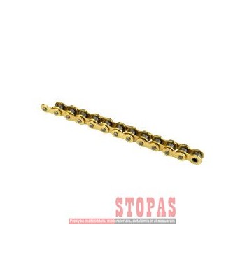 SUNSTAR SPROCKETS MXR 110 CLIP LINK 420 NON-SEAL PERFORMANCE REPLACEMENT DRIVE CHAIN GOLD|GOLD STEEL