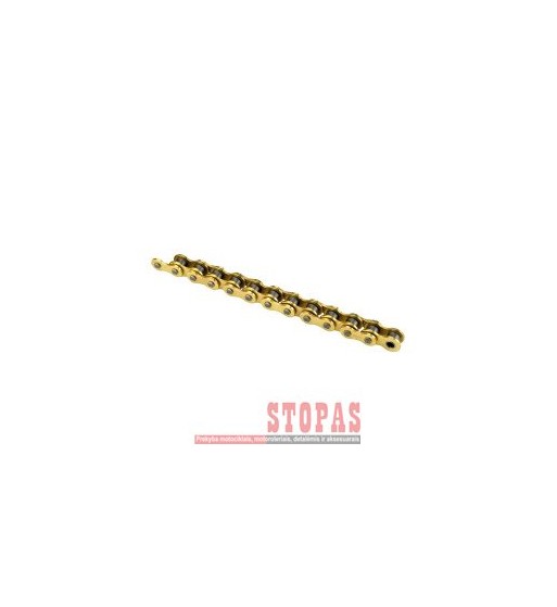 SUNSTAR SPROCKETS MXR 110 CLIP LINK 420 NON-SEAL PERFORMANCE REPLACEMENT DRIVE CHAIN GOLD|GOLD STEEL