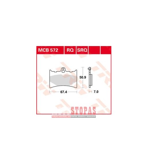TRW BRAKE PAD ALLROUND ORGANIC STANDARD