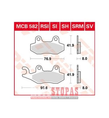 TRW BRAKE PAD SI SINTER 
