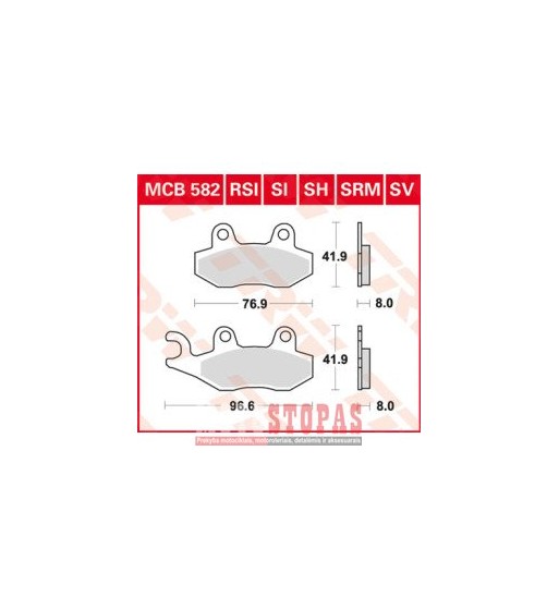 TRW BRAKE PAD SI SINTER 