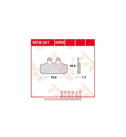 TRW BRAKE PAD ALLROUND ORGANIC STANDARD