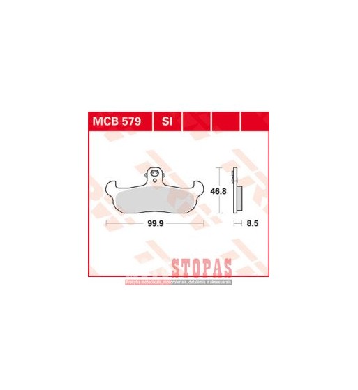 TRW BRAKE PAD ALLROUND ORGANIC STANDARD