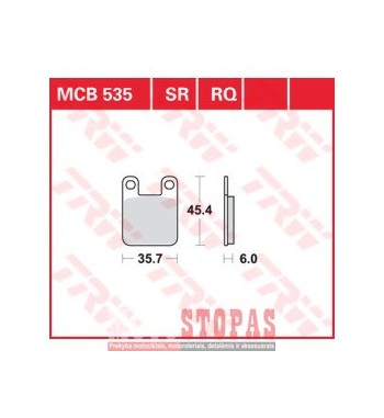 TRW BRAKE PAD ALLROUND ORGANIC STANDARD