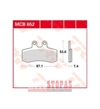 TRW BRAKE PAD ALLROUND ORGANIC STANDARD