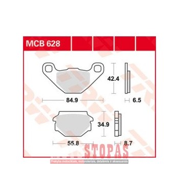 TRW BRAKE PAD ALLROUND ORGANIC