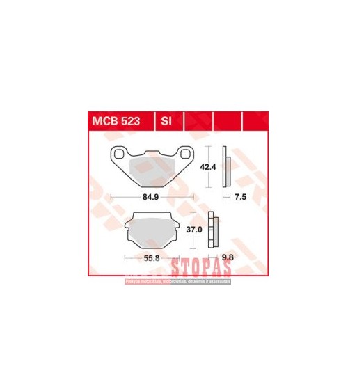 TRW BRAKE PAD ALLROUND ORGANIC STANDARD