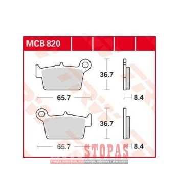 TRW BRAKE PAD ALLROUND ORGANIC STANDARD
