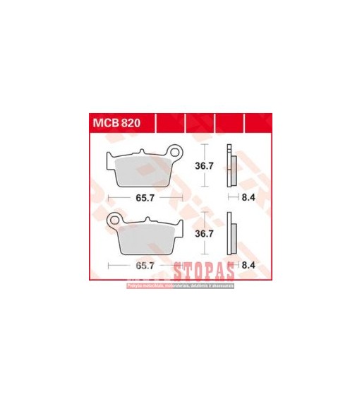 TRW BRAKE PAD ALLROUND ORGANIC STANDARD