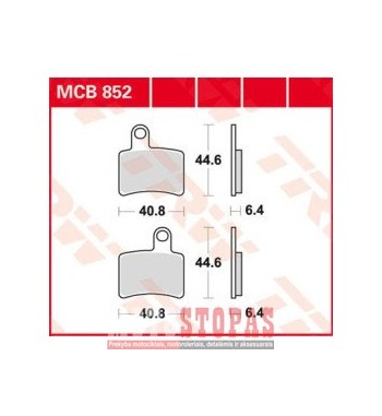 TRW BRAKE PAD ALLROUND ORGANIC STANDARD