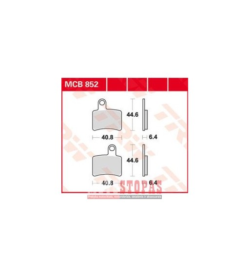 TRW BRAKE PAD ALLROUND ORGANIC STANDARD
