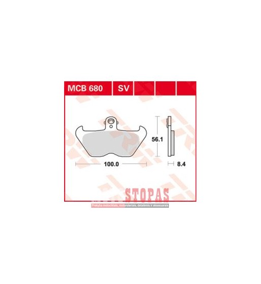 TRW BRAKE PAD ALLROUND ORGANIC STANDARD