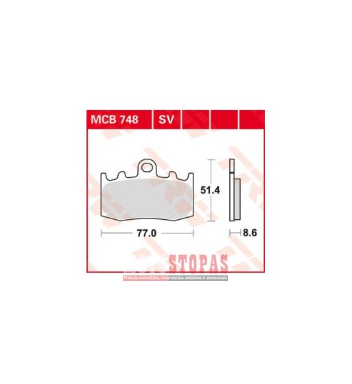  TRW BRAKE PAD ALLROUND ORGANIC STANDARD