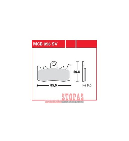 TRW BRAKE PAD SV SINTER PERFORMANCE STREET