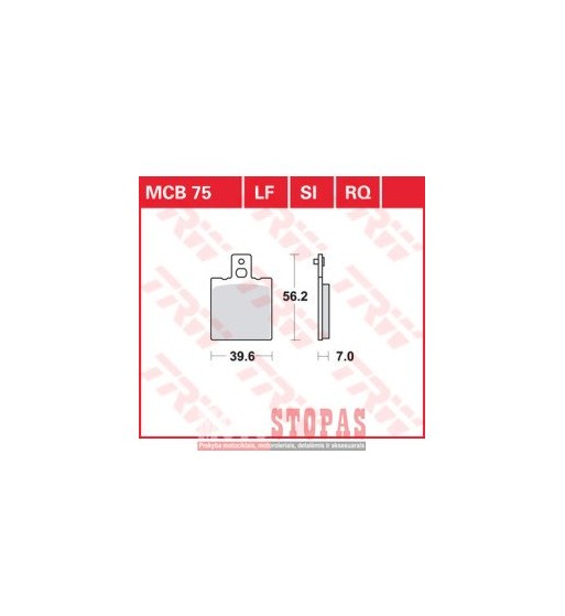TRW BRAKE PAD ALLROUND ORGANIC STANDARD