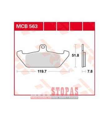TRW BRAKE PAD ALLROUND ORGANIC