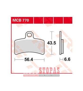 TRW BRAKE PAD ALLROUND ORGANIC 