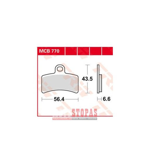 TRW BRAKE PAD ALLROUND ORGANIC 