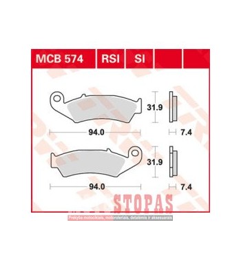 TRW BRAKE PAD SI SINTER