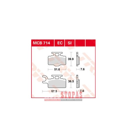 TRW BRAKE PAD SI SINTER OFFROAD