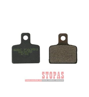 EBC BRAKE PAD FA SERIES ORGANIC