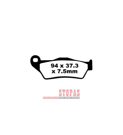 EBC BRAKE PAD FA-TT SERIES CARBON FIBER