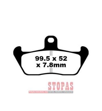 EBC BRAKE PAD FA SERIES ORGANIC