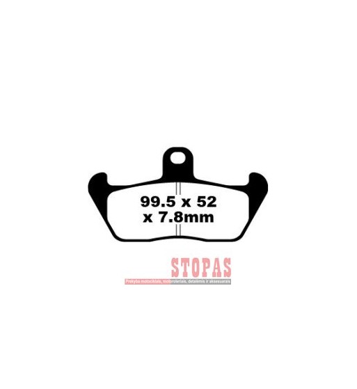 EBC BRAKE PAD FA SERIES ORGANIC